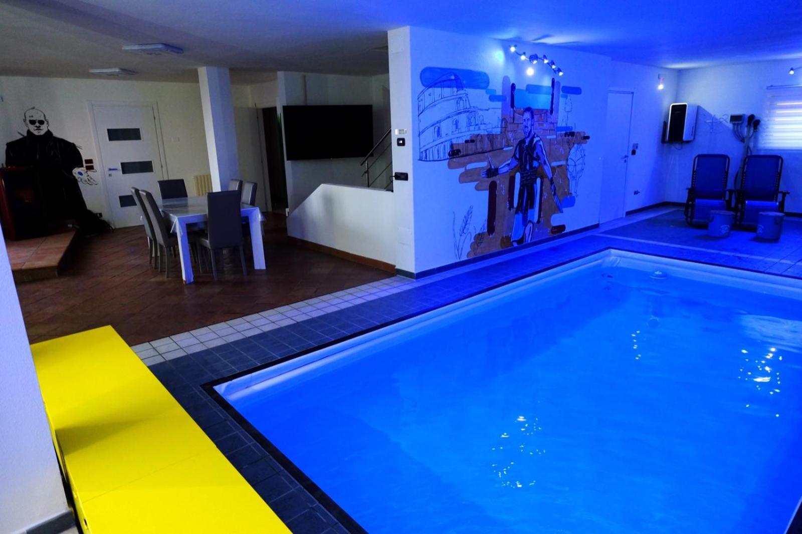 Casa Federicapet Con Piscina Interna Privata E Riscaldata Pagliare Екстериор снимка
